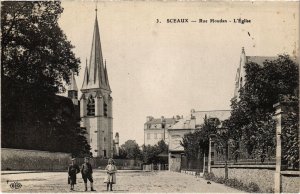 CPA SCEAUX Rue Houdan - L'Eglise (1322105)