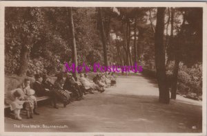 Dorset Postcard - Bournemouth, The Pine Walk  RS38790