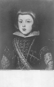 Vintage European Royalty Postcard Velazquez School Baltasar Carlos Art