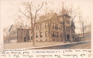 High School Monticello, New York Postcard