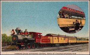 Narrow Guage Deadwood Central Train,Chicago Railroad Fair