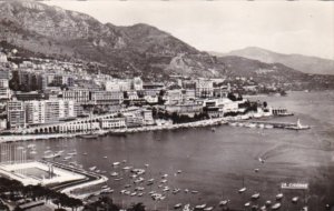 Monaco Monte Carlo Port Scene Real Photo