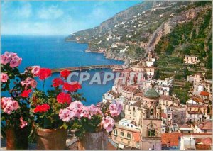 Modern Postcard Panorama Amalfi