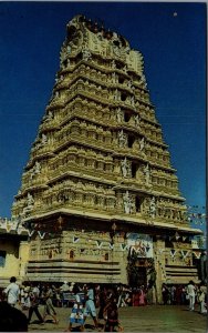 India Chamundeswari Temple Mysore Vintage Postcard C024