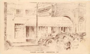 Artist Canary Cottages Restaurant Lexington Kentucky 7771 roadside 1930s