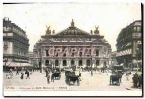 Old Postcard Paris l & # 39Opera Edits by the Bon Marche Paris