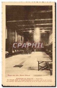 Postcard Old Hospices de Beaune Hotel Dieu The Great Hall or Grand Chamber