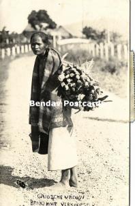 indonesia, SUMATRA, Atjeh Aceh, Native Gayo Woman, Firewood Seller (1938) RPPC 