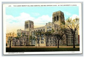 Vintage 1920's Postcard Albert Merritt Billings Hospital University of Chicago