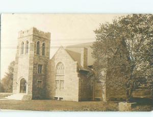 Old rppc BUILDING SCENE Architecture Postcard AB0919