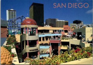 View of Horton Plaza, San Diego CA Postcard S76