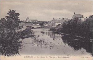 France Bourges Les Bords de l'Auron et la Cathedrale