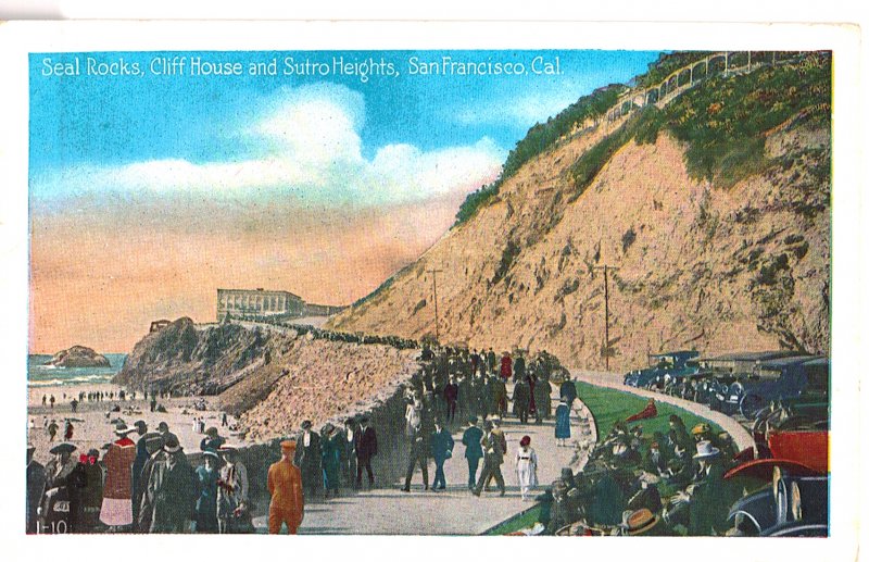 Seal Rocks, Cliff House and Sutro Heights, San Francisco, Cal.