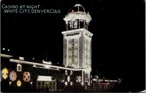 Postcard Casino at Night in White City, Denver, Colorado~138988