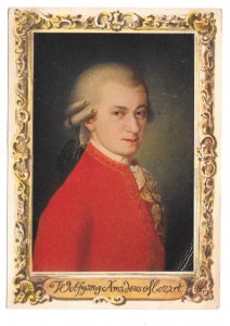 Mozart Artist Barbara Krafft Painting 1952 Salzburg Festival Postcard Austria