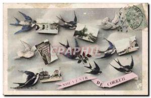 Corbeil - Remembrance - Bird - Bird - Old Postcard