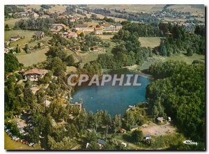 Postcard Moderne Saint Paul en Chablais Haute Savoie Aerial view