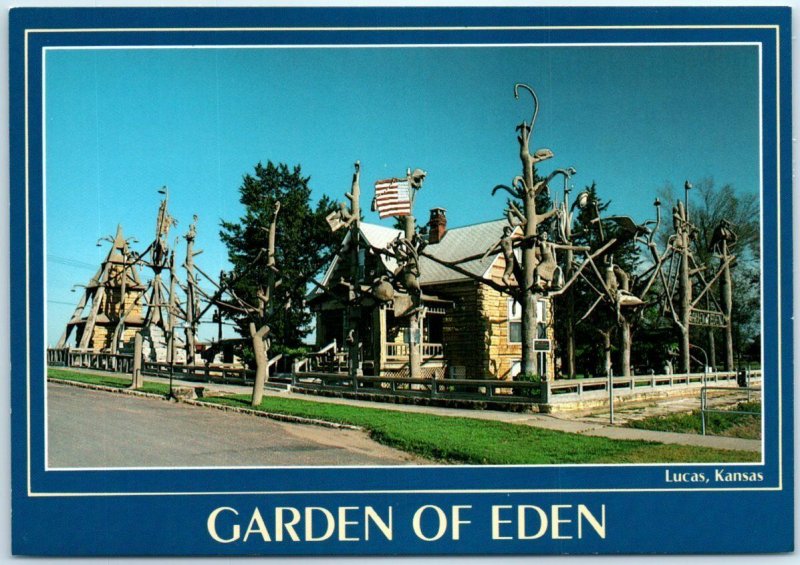 Postcard - Garden Of Eden - Lucas, Kansas 