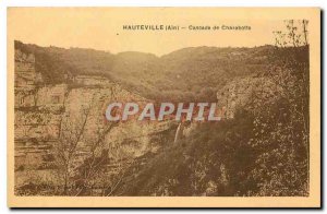 Old Postcard Hauteville Ain Cascade Charabotte