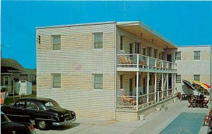 NJ, North Wildwood, New Jersey, Del Mar Apts, Pool, 50s Cars, DP No 31691B