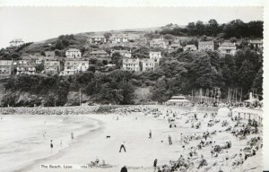 Cornwall Postcard - The Beach - Looe - Real Photograph - Ref TZ910