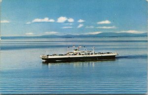 MV Valcour Ferry Corssing North America Shelburne Harbor Vermont VTG Postcard 