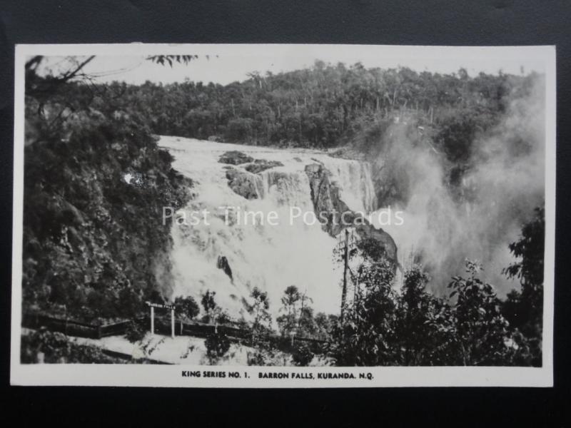 Australia Queensland KURANDA BARRON FALLS - Old RP Postcard by Murray No.1
