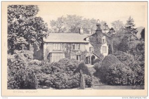 RYDAL MOUNT,  best known as the home of the poet William Wordsworth from 1813...