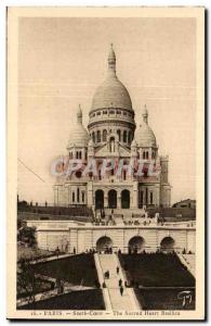 Old Postcard Paris Sacre Montmatrre heart