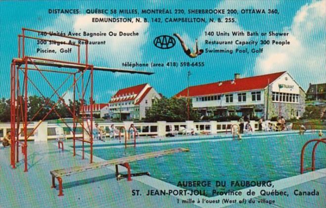 Canada St Jean-Port-Joli Auberge Du Faubourg Swimming Pool