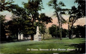 Postcard SC Columbia The Campus University of South Carolina ~1910 S77