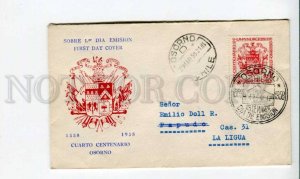 290162 CHILE 1958 year Osorno First Day COVER