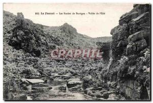 Old Postcard The Faouet Barrigan Vallee Les Roches of It