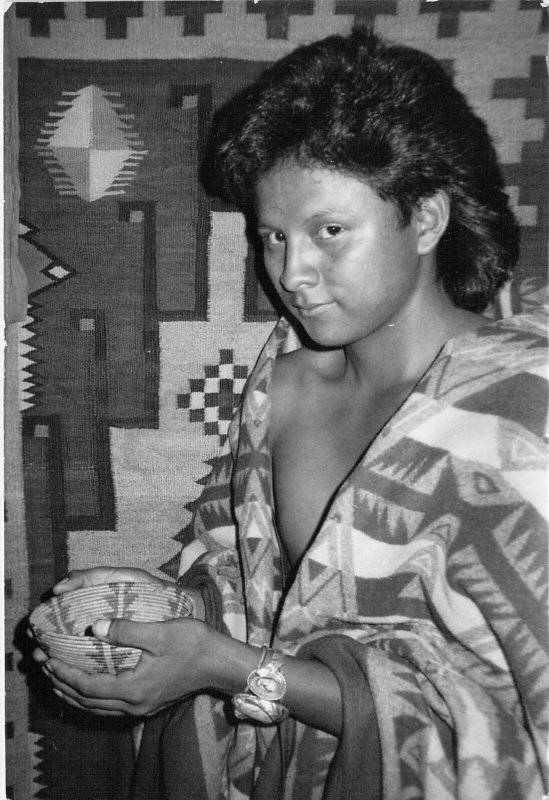 Pretty Sexy Native American (Indian) Girl Holding A Basket Real Photo  Postcard | Asia & Middle East - India, Postcard / HipPostcard