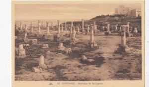 BF18945 basilique de st cyprien carthage tunisia  front/back image