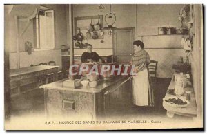 Old Postcard S A P Hospice of the Ladies of Calvary Marseille