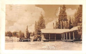 Laramie Wyoming Brooklyn Lodge Real Photo Vintage Postcard AA29145
