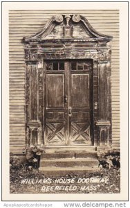 Massachusetts Deerfield Williams House Doorway Real Photo