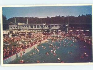 Pre-1980 SWIMMING POOL AT HOTEL Zurich Switzerland F6296