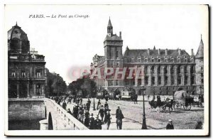 Old Postcard Paris Pont au Change