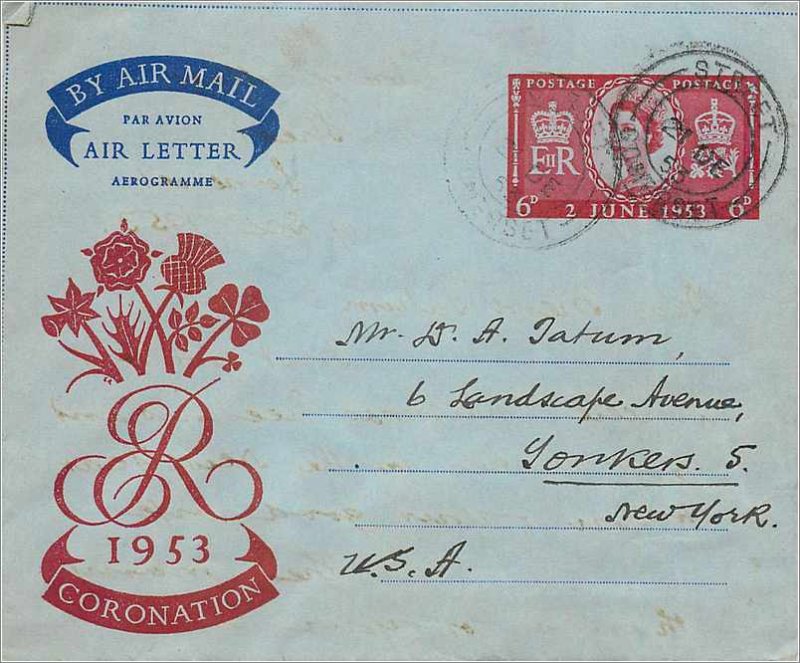 Entier Postal Stationery Postal Aerogramme Aeogram Great Britain Great Britain