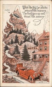 Auto Car Social History Ford Satire Comic by Witt c1915 Postcard #2 