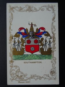 Hampshire SOUTHAMPTON Heraldic Coat of Arms c1905 Postcard by Ja Ja