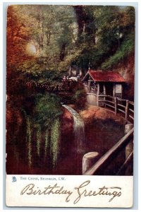 c1910 The chine Shanklin Isle of Wight England Oilette Tuck Art Postcard