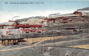 J52/ Victor Colorado Postcard c1910 Portland and Independence Mines 19