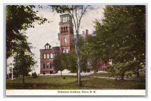 Pinkerton Academy Derry New Hampshire NH UNP DB Postcard W13