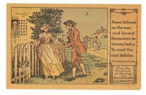 Nursery Rhyme - Artist: Randolph Caldecott. Some Loitered on the Way