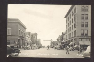 RPPC BEATRICE NEBRASKA DOWNTOWN STREET SCENE OLD CARS REAL PHOTO POSTCARD