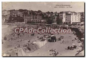 Old Postcard Dinard The Beach