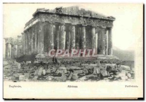 Old Postcard Greece Greece Athens Parthenon